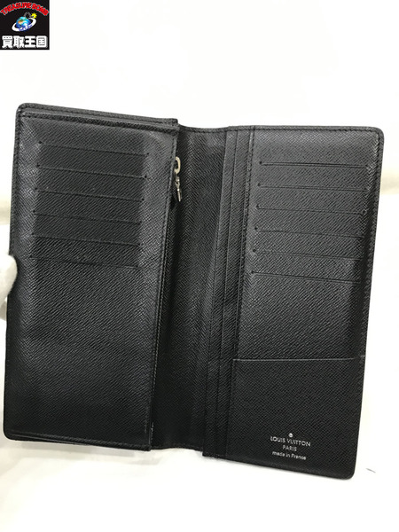 LV/ポルトフォイユ・ブラザ 旧型/ダミエ・グラフ/N62665/黒/ルイヴィトン/長財布