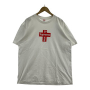 Supreme 20FW Cross Box Logo Tee (L) 白