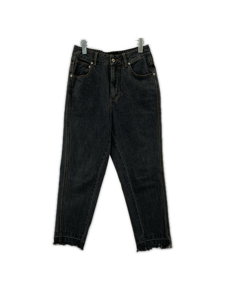 STUSSY デニム・ジーンズ カットオフ テーパード 黒 (M)