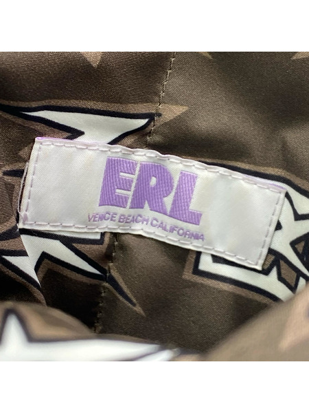 ダウンベスト ERL 総柄ダウンベスト リバーシブル[値下]