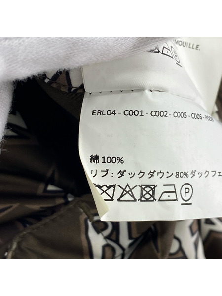 ダウンベスト ERL 総柄ダウンベスト リバーシブル[値下]