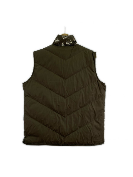 ダウンベスト ERL 総柄ダウンベスト リバーシブル[値下]