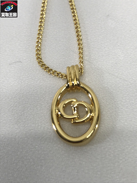Dior  CDロゴネックレス 金色