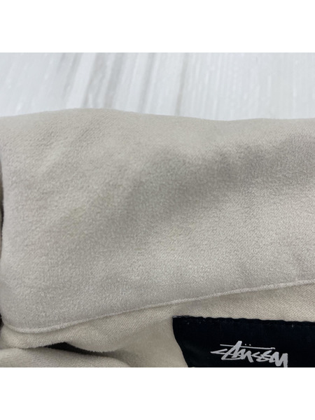 STUSSY　Micro Suede Work Shirt（L)