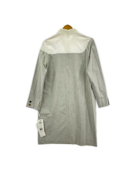 Diagram 長袖ワンピース シャツワンピ/GRY