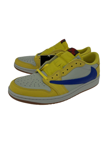 NIKE×Travis Scott/Air Jordan 1 Retro Low OG Canary/27.5cm