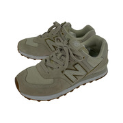 NEW BALANCE 574 ローカットシューズ ホワイト 24.0 WL574SOA