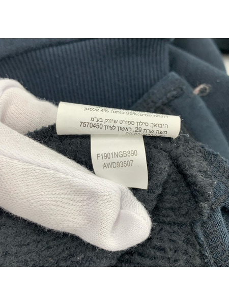 NEW BALANCE 長袖ワンピース プリント(S)ネイビー