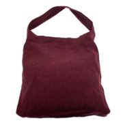 ATON ショルダーバッグ NATURAL DYE LINEN 赤