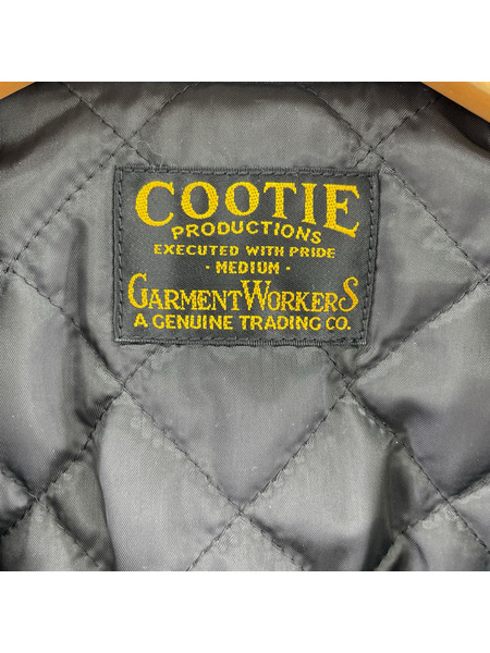 COOTIE スエードダブルライダースジャケット 黒 (M)[値下]