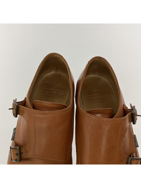 Paraboot パラブーツ WILLIAM SPORT 6132 ダブルモンクストラップ UK8 ブラウン