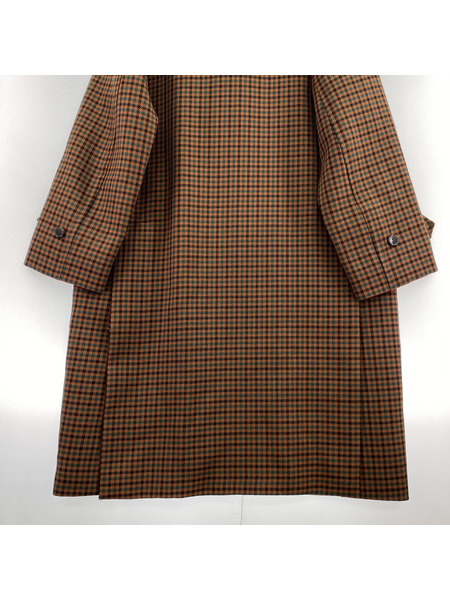 Mackintosh BLACKRIDGE オーバーサイズ ステンカラーコート ブラウン (36)