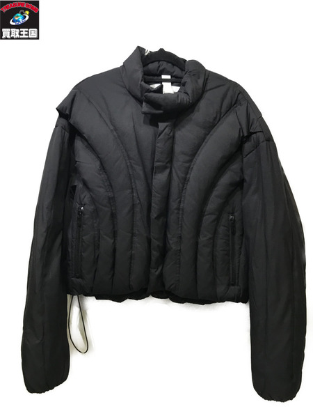 a.a spectrum/モックネック パデッドジャケット