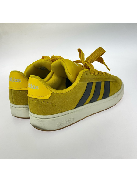 adidas スニーカー グランドコート アルファ 28cm 黄