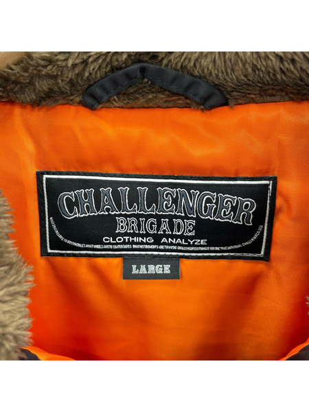 CHALLENGER ミリタリージャケット CLASSIC FLIGHT JACKET BLACK SIZE:L