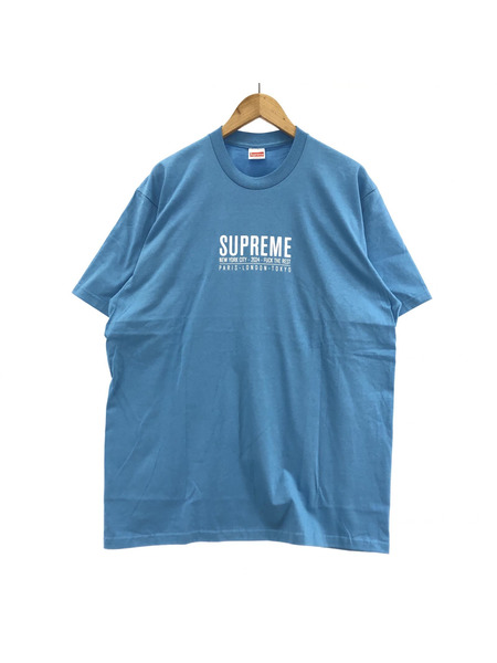 Supreme paris tee L 青