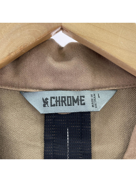 CHROME コットンジャケット ブラウン (L)