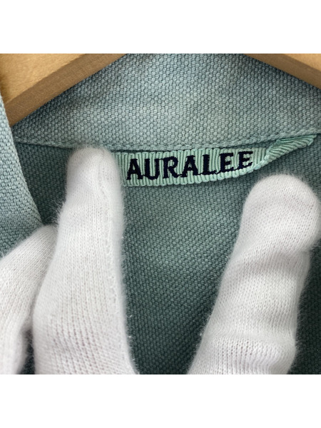 AURALEE WASHI DUCK CANVAS SHIRTS