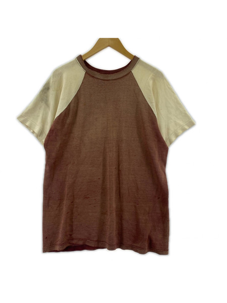 OLD・VINTAGE DAISY HILL PUPPY FARM CLUB ラグラン (XL)