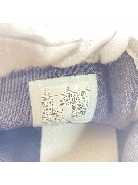 NIKE スニーカー Air Jordan 1 Mid Light Smoke Grey