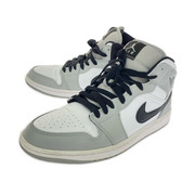 NIKE スニーカー Air Jordan 1 Mid Light Smoke Grey