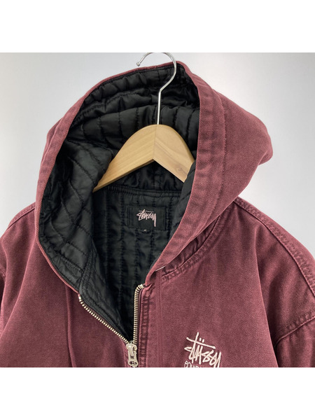 STUSSY CANVAS INSULATED WORK JACKET M