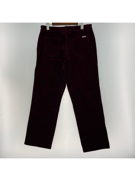 OLD・VINTAGE パンツ stretch フランス製 コーデュロイ 紫 (48)