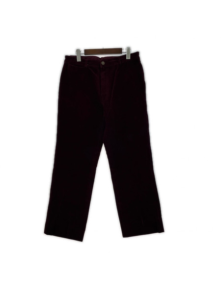 OLD・VINTAGE パンツ stretch フランス製 コーデュロイ 紫 (48)