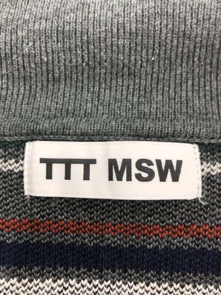 TTT_MSW 23AW Nordic Zip Up Cardigan 3 マルチ｜商品番号