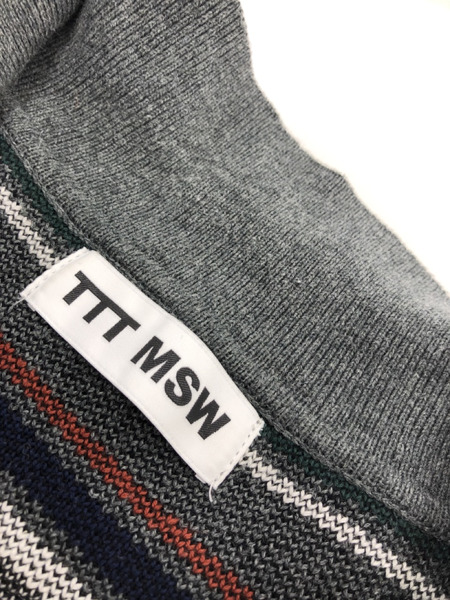 TTT_MSW 23AW Nordic Zip Up Cardigan 3 マルチ｜商品番号