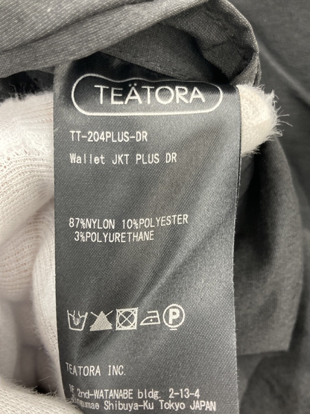 TEATORA Wallet JKT PLUS DOCTOROID 2 ブラック[値下]