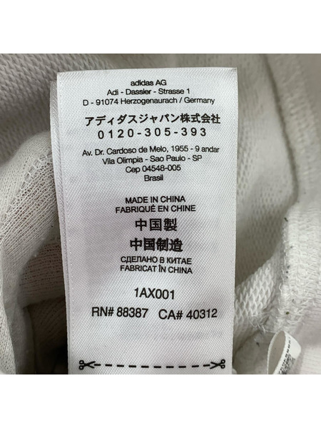 Y-3 パーカー(ジップアップ) バックプリントパーカー 白 M[値下]