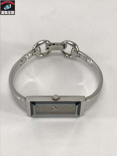 グッチ/バングルウォッチ/127.5/電池交換済 レディースQZ