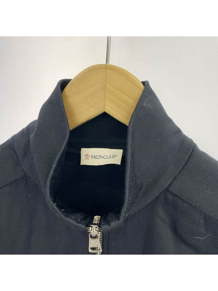MONCLER パーカー(ジップアップ) E20918426700 コットンジャージ 黒