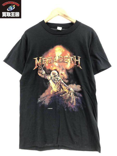 80s MEGADETH USA製 バンドTシャツ（L)黒 [値下]｜商品番号 ...