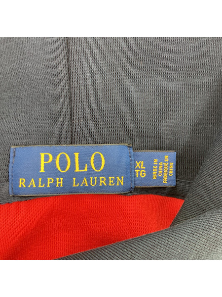 POLO RALPH LAUREN チームロゴ/ラグランパーカー XL