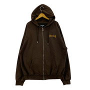 パーカー(ジップアップ) SUPPLIER ジップパーカー 茶 XL