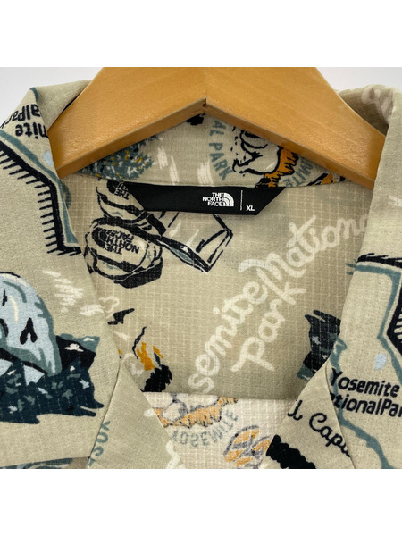 THE NORTH FACE 半袖シャツ NR22330 S/S Aloha Vent Shirt (XL)