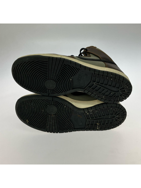 NIKE SB スニーカー DUNK HIGH PRO BAROQUE BROWN 27.5cm