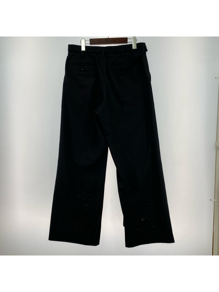 Sacai パンツ 22ss suiting pants 2 ブラック