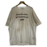Acne Studios 半袖Tシャツ・カットソー Logo Tee Dusty White