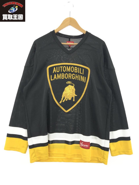 Supreme Lamborghini Hockey Jersey 黒 XL