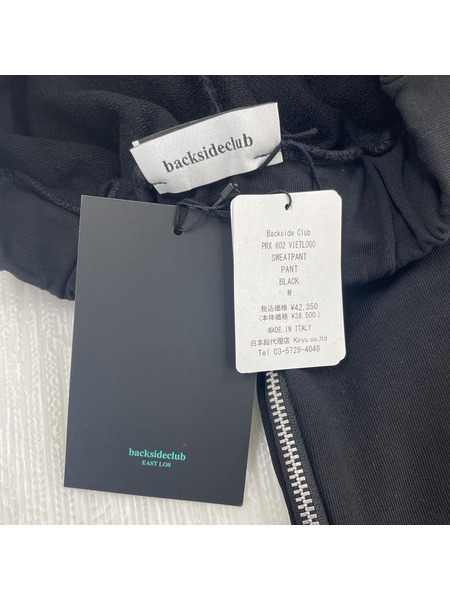 backsideclub スウェットパンツ M ブラック