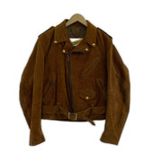 schott レザージャケット ×BEAUTY&YOUTH UNITED ARROWSダブルライダース/茶