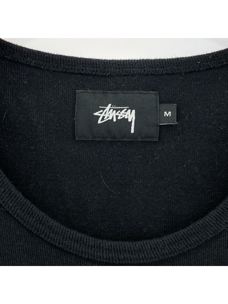 STUSSY 半袖Tシャツ・カットソー ロゴ チェリープリントTEE 黒