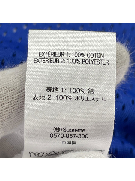 Supreme パーカー 21ss タンクトップレイヤードパーカー (S) グレー/青