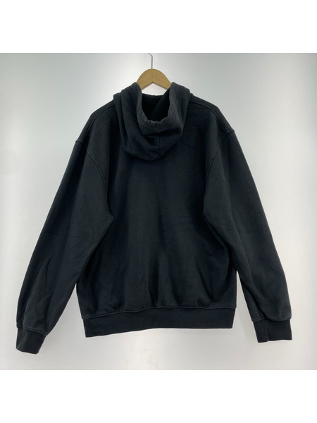 NIKE パーカー 00s トルコ製 胸LOGO Hoodie M BLK