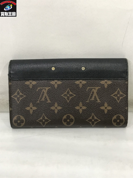 LV ポルトフォイユ・パラス(ノワール) モノグラム M58415/ルイヴィトン