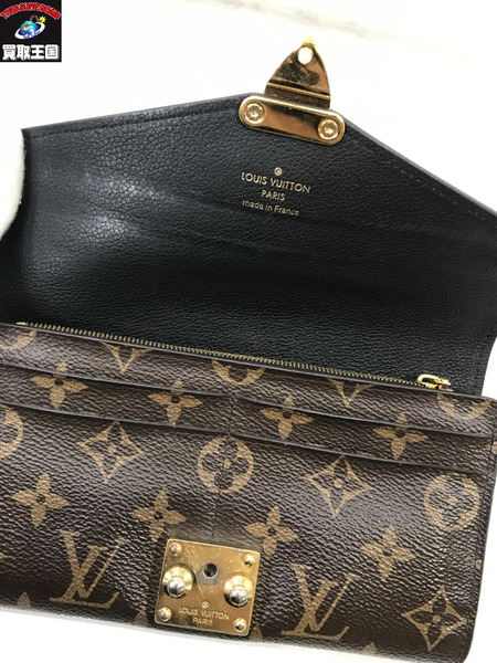 LV ポルトフォイユ・パラス(ノワール) モノグラム M58415/ルイヴィトン