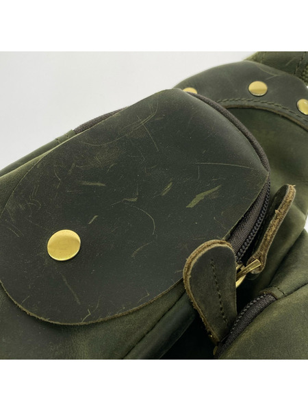 ショルダーバッグ TIDING ポーチ付キレザーバッグ